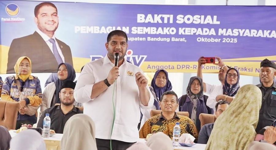 Bantu Masyarakat, Rajiv Gelar Bakti Sosial di Lembang Bandung Barat